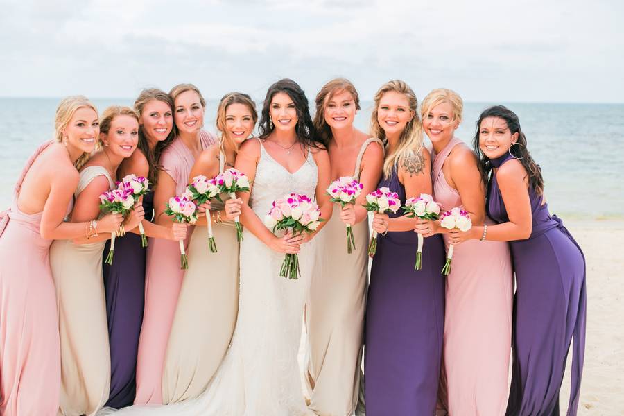 Choosing The Best Bridesmaid Dresses For Your Destination Beach Wedding Beach Bride