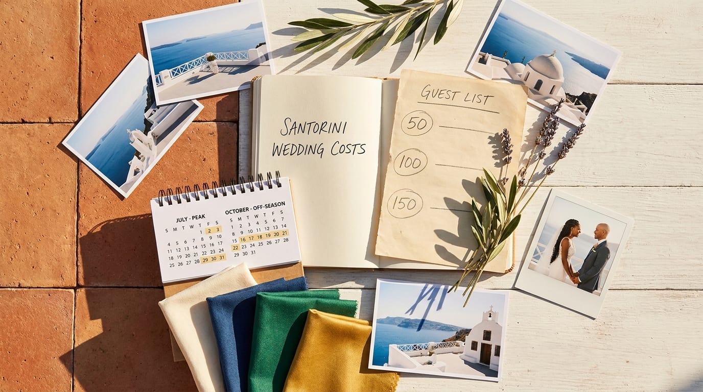 What Factors Affect the Price of Your Santorini Wedding Package?