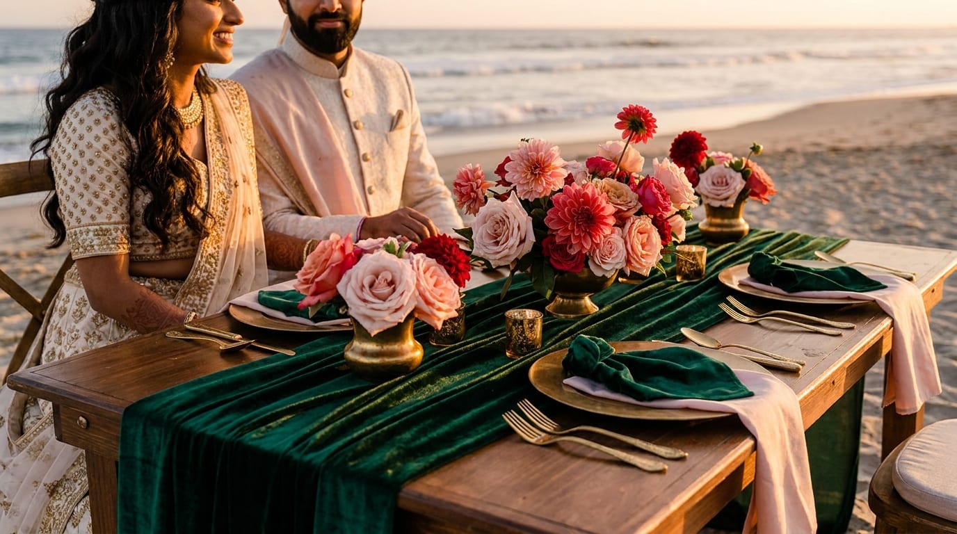 What Makes a Beach Wedding Color Palette Actually Work?