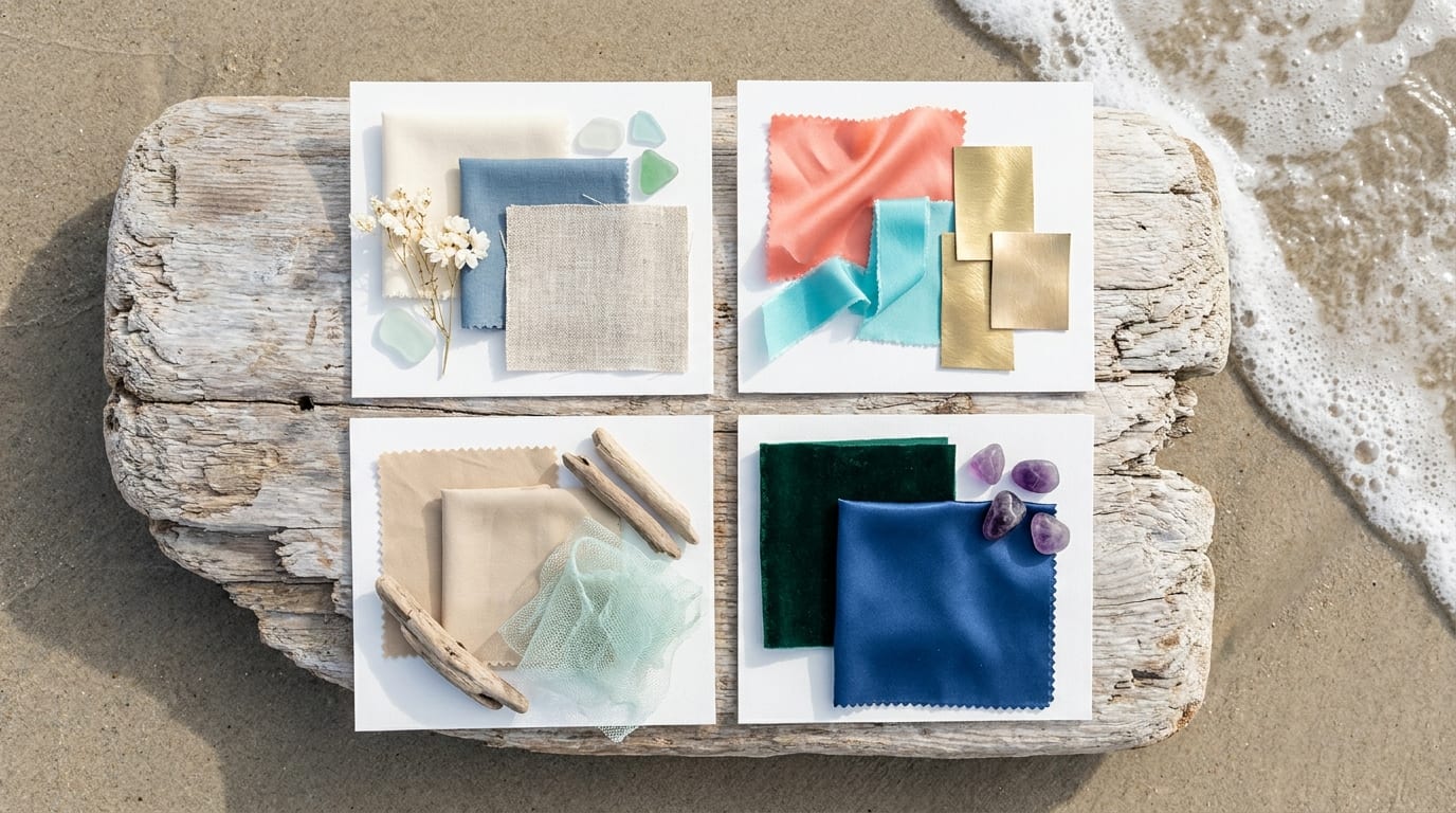 Beach Wedding Colors: 12 Palettes That Actually Work in Natural Light