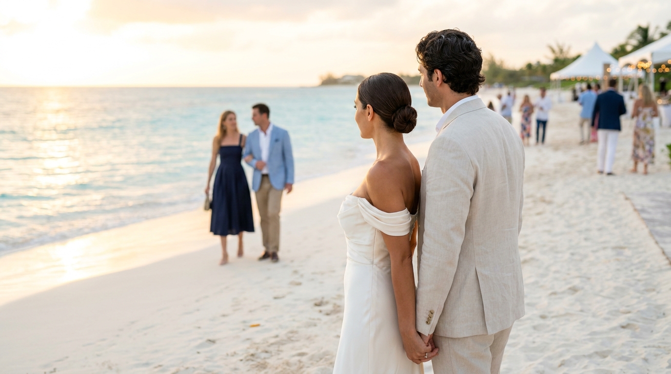 How do you dress for multiple Cancun wedding events?