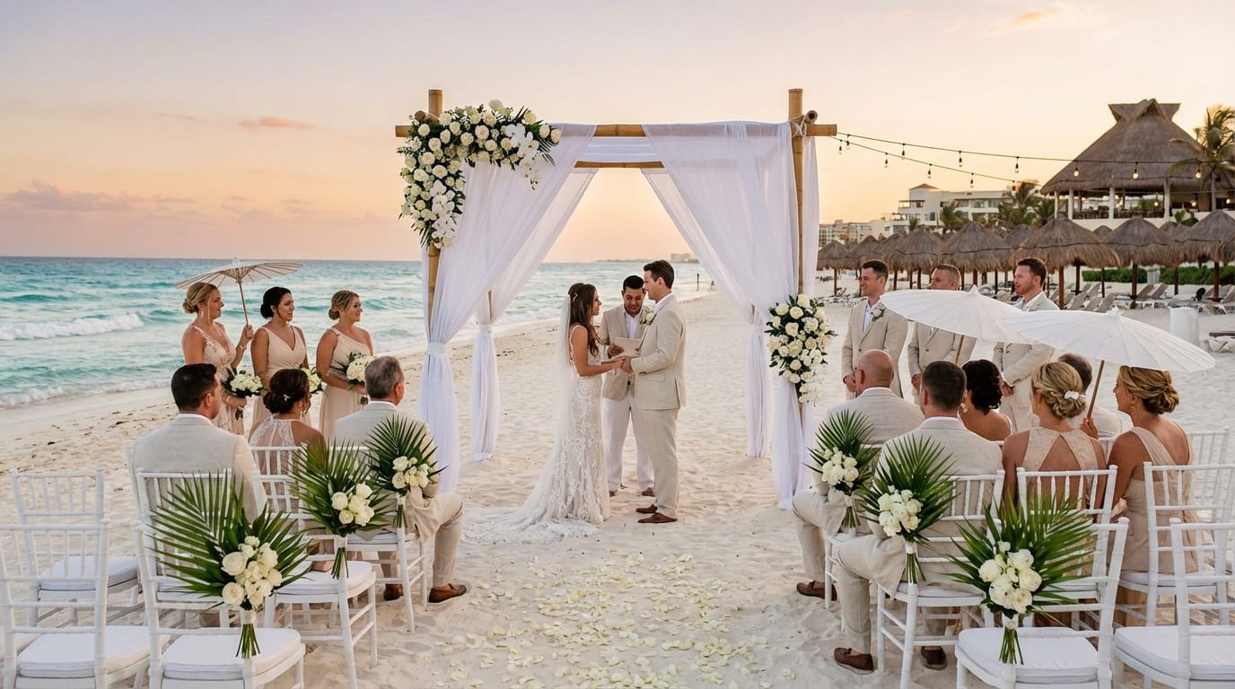 Cancun destination wedding