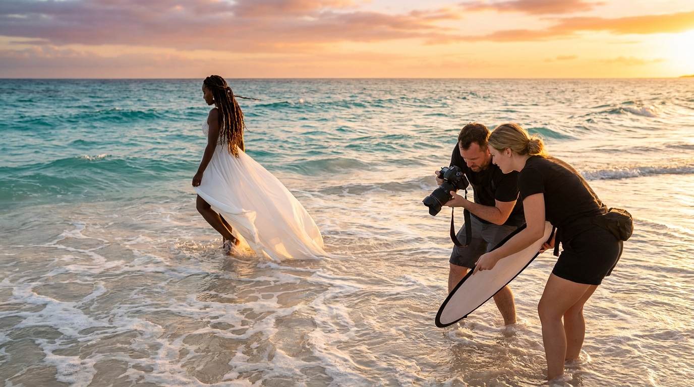 How Do You Find the Right Photographer for a Trash the Dress Shoot?