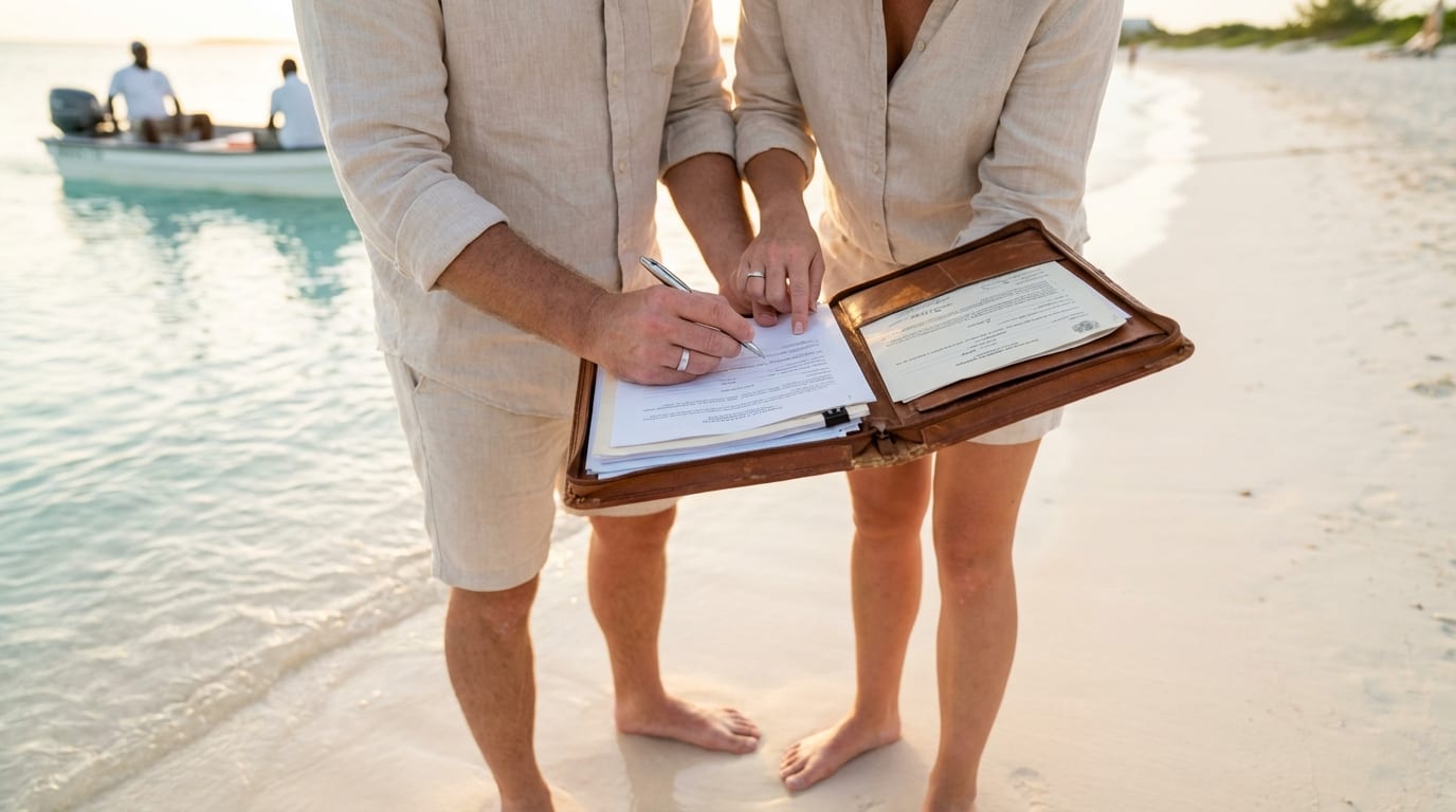 Turks and Caicos Elopement Guide: Legal Steps, Best Spots & Real Costs