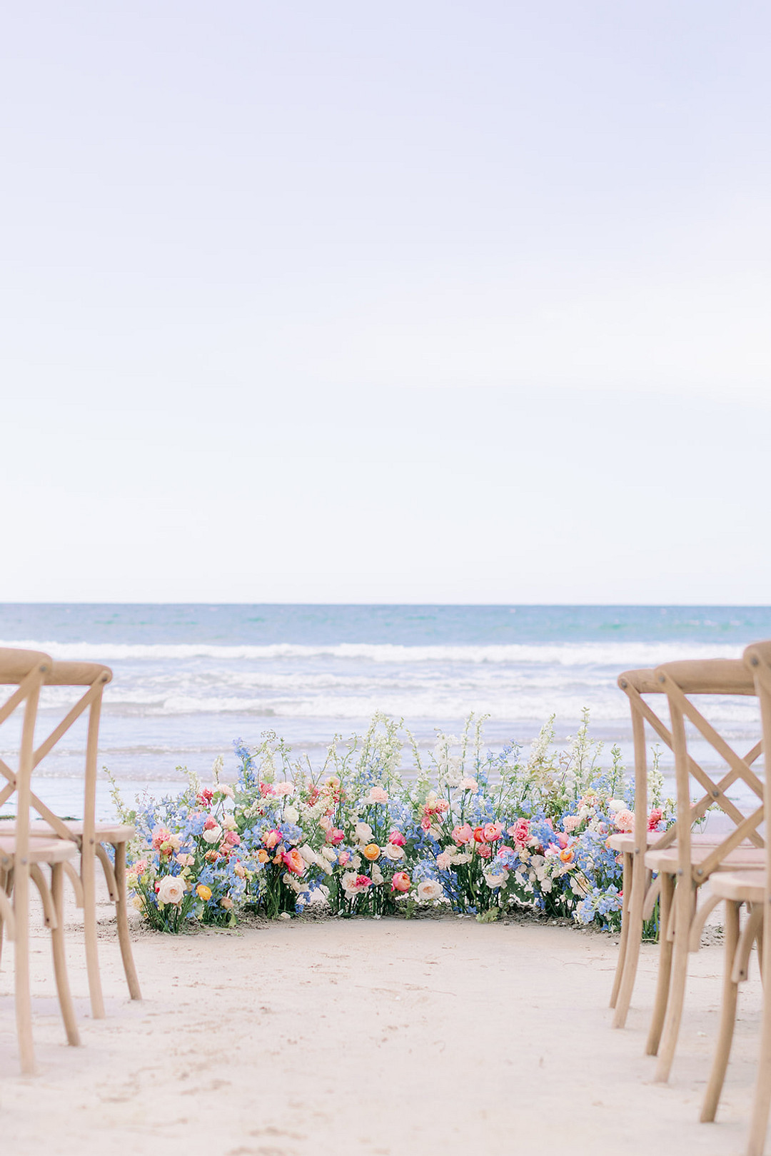 seaside beach wedding